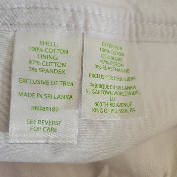 Lilly Pulitzer colette skort Resort White size 6 EUC - Picture 6 of 10